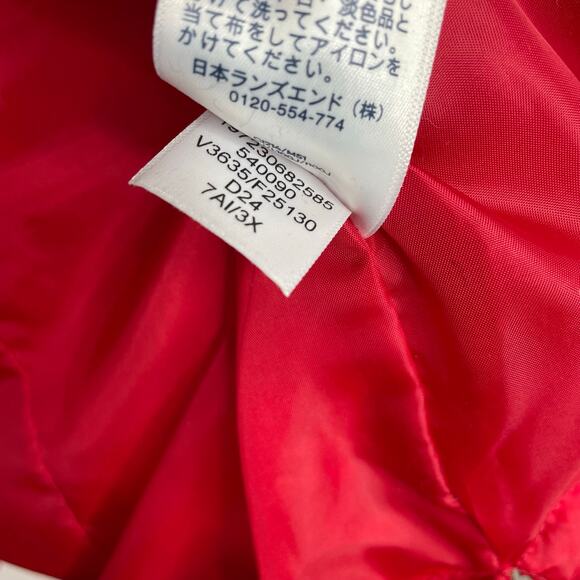 Lands End FeatherFree Quilted Insulated Puffer Vest Red Plaid Womens Plus 3X - Picture 14 of 14